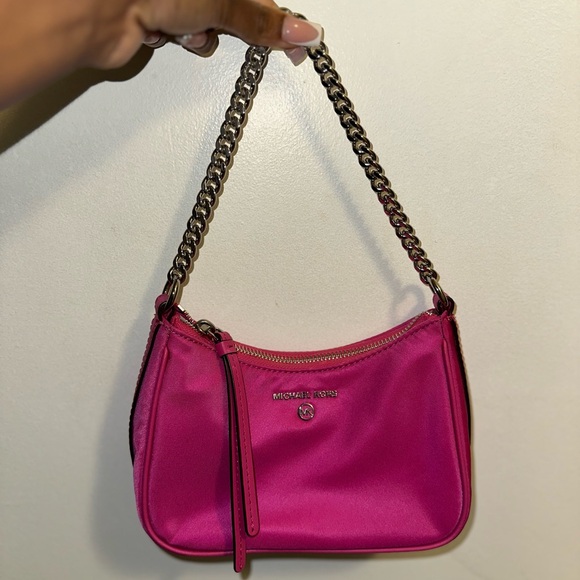 Michael Kors Handbags - Michael Kors Pink Leather Shoulder Bag